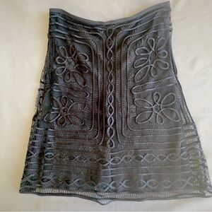 Studio M Black Lace Mini Skirt